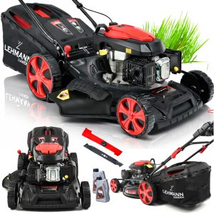 MOCNA KOSIARKA SPALINOWA Z NAPĘDEM 196CC 4,4kW 51CM MULCZOWANIE NÓŻ 2x OLEJ